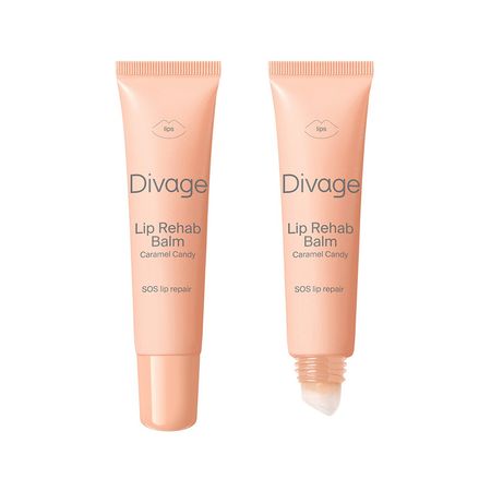 Бальзам для губ DIVAGE LIP REHAB BALM SOS LIP REPAIR восстанавливающий тон Caramel candy