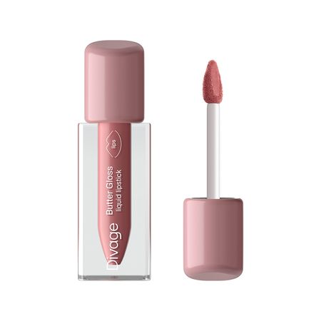 Помада для губ DIVAGE BUTTER GLOSS жидкая глянцевая тон 02 Bridal nude эдуард аркадьевич асадов нежные слова
