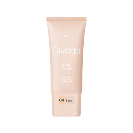 Крем тональный для лица DIVAGE TRUE COLOR с матовым финишем тон 04 Sand