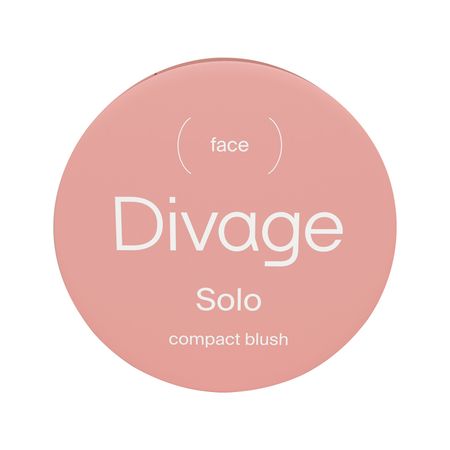 Румяна для лица DIVAGE SOLO компактные стойкие тон 09 Персиковый розовый
