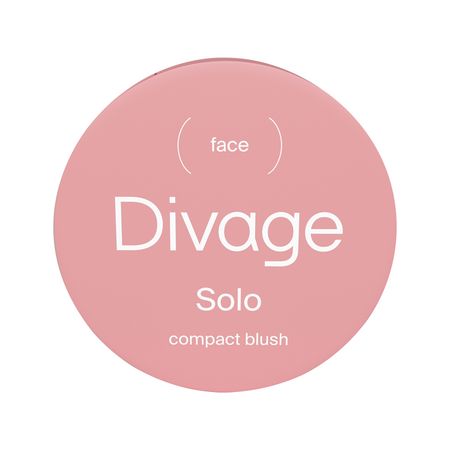 Румяна для лица DIVAGE SOLO компактные стойкие тон тон 07 Натуральный розовый