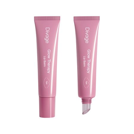 Бальзам для губ DIVAGE GLOW THERAPY с пептидами и натуральными маслами тон 05 Лиловый