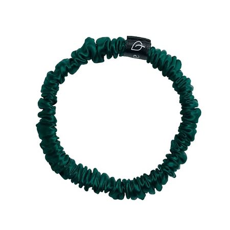 Резинка для волос ASSORO Шелковая резинка для волос XS / Изумруд