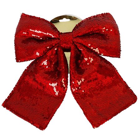 украшение MAXIJOY Бант 20х22см полиэстер бургунди