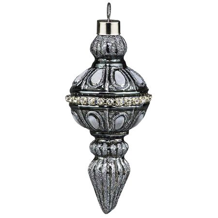 подвеска MAXIJOY 15см стекло серебряный