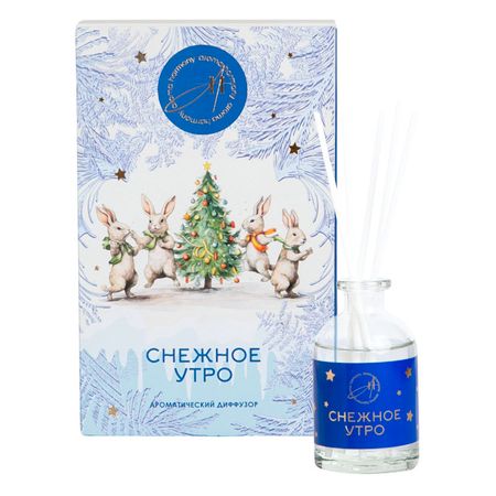 аромадиффузор  AROMA HARMONY Снежное утро, открытка 50 мл