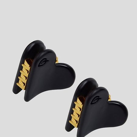 Набор заколок для волос ASSORO Набор крабов для волос - Мини черные леденцы