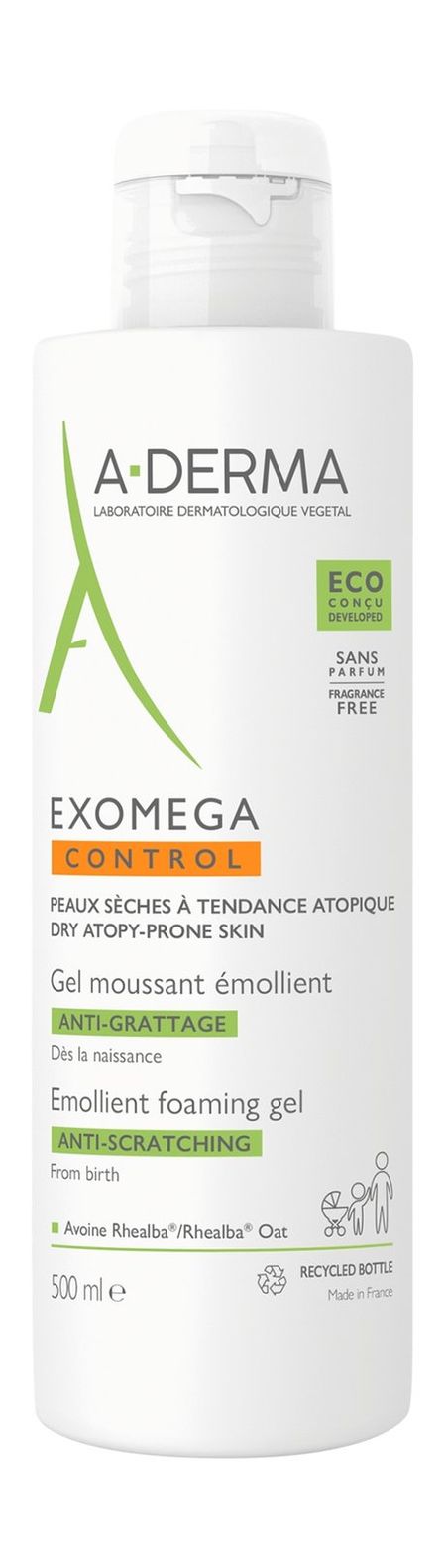 A-Derma Exomega Control Foaming Gel