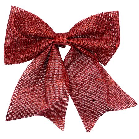 украшение MAXIJOY Бант 20х24см полиэстер красный