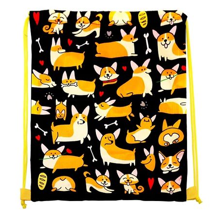 Сумка-мешок для сменной обуви ND PLAY Мешок для обуви Корги сертификат на мешок капусты ламинированный 5 0 spl000021 мастер