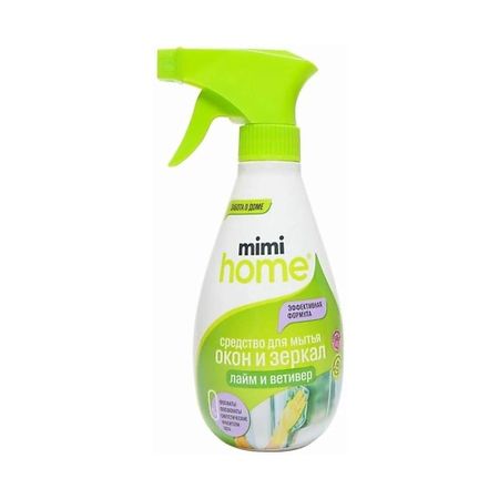 Средство для мытья стекол и зеркал MIMI HOME Средство для мытья окон и зеркал 