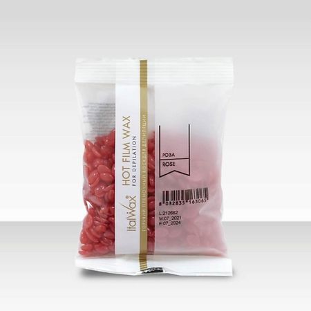 Воск для депиляции ITALWAX Воск горячий (пленочный) Роза гранулы