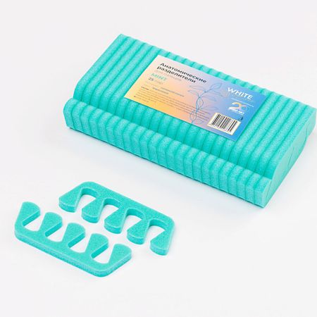 Разделители для пальцев WHITE LINE Разделители для пальцев ног анатомические пенополиэтилен ультразвуковой атлас периферической нервной системы анатомические и мрт корреляции