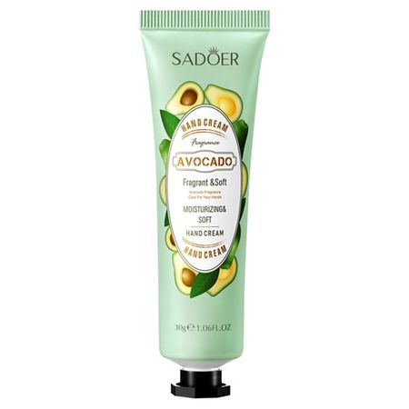 Крем для рук SADOER Крем для рук увлажняющий и смягчающий с экстрактом авокадо