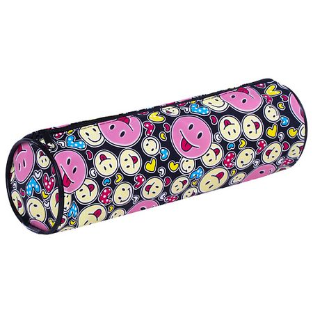 Косметичка-пенал ПИФАГОР Пенал-тубус Смайлики