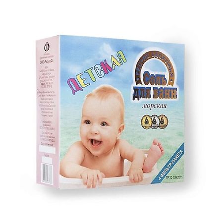 Соль для ванны РЕСУРС ЗДОРОВЬЯ Соль морская для ванн Детская