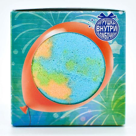 Бомбочка для ванны РЕСУРС ЗДОРОВЬЯ Детская бомбочка для ванны с сюрпризом Весёлый