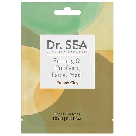 Маска для лица DR. SEA Маска для лица укрепляющая и очищающая с французской глиной