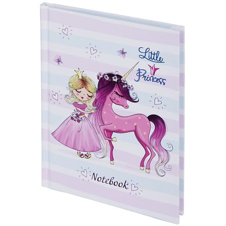 Блокнот BRAUBERG Блокнот А6, твёрдый, клетка, выборочный лак KIDS, Queen