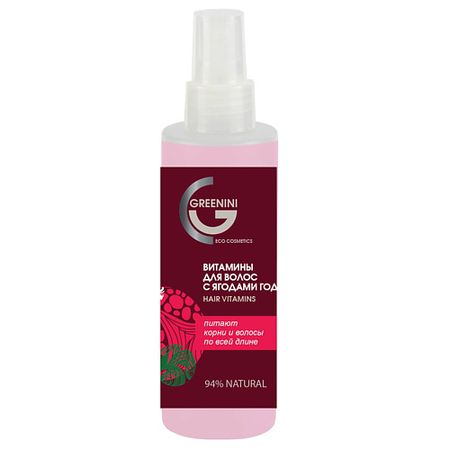 Спрей для ухода за волосами GREENINI Витамины для волос с ягодами годжи