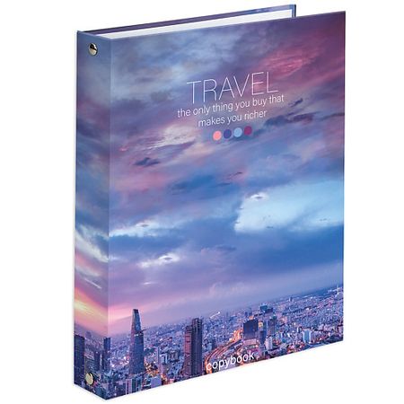 Тетрадь BRAUBERG Тетрадь на кольцах 120 листов Городское небо небо ближе к крышам