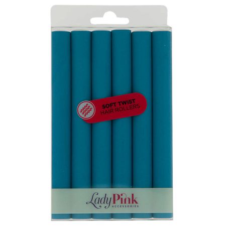 Бигуди LADY PINK Бигуди-бумеранги SOFT TWIST 'basic' d 15 бирюзовые