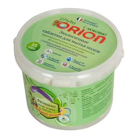 Средство для мытья полов ORION Фито-Таблетки для мытья полов Кедр и Можжевельник
