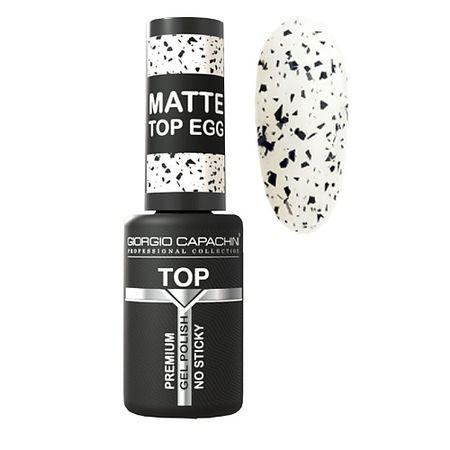 Базовое и верхнее покрытие для ногтей GIORGIO CAPACHINI Финиш-гель без липкого слоя (МАТОВЫЙ 