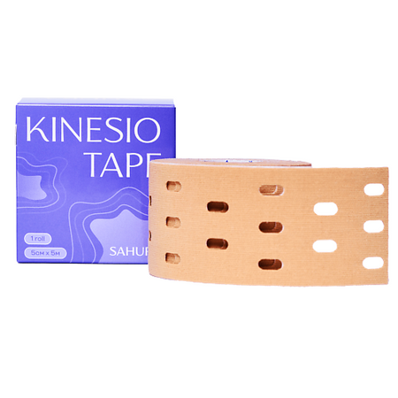 Тейпы для лица SAHURA Кинезио тейп для лица и тела перфорированный
