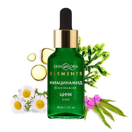Сыворотка для лица SKINPHORIA Сыворотка для лица с ниацинамидом и цинком Niacinamide Zinс Serum