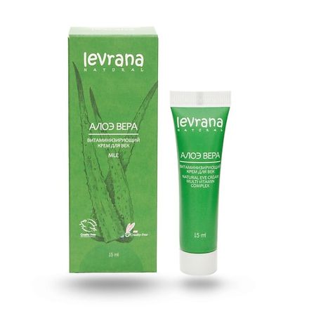Крем для глаз LEVRANA Витаминизирующий крем для век Алоэ Вера Natural Eye Cream Multi Vitamin Complex