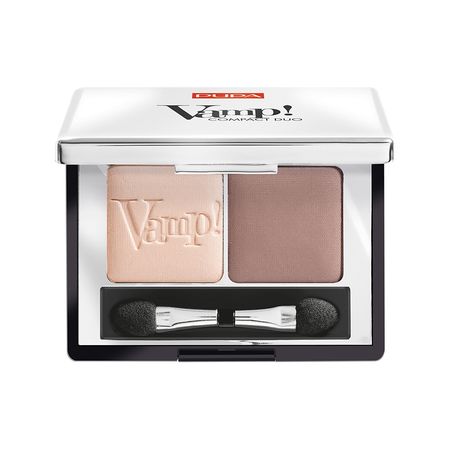 Тени для век PUPA VAMP! DUO компактные двойные тон 005 Молочный шоколад