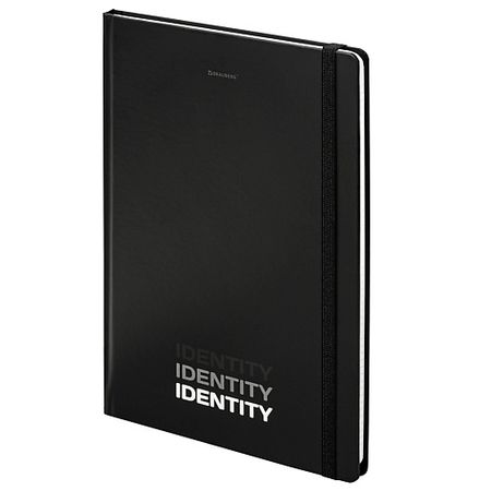 Блокнот BRAUBERG Блокнот с резинкой А4 Identity 96 листов