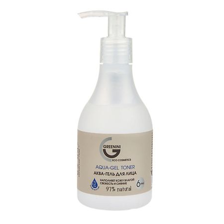 Тонер для лица GREENINI Аква-гель тонер для лица