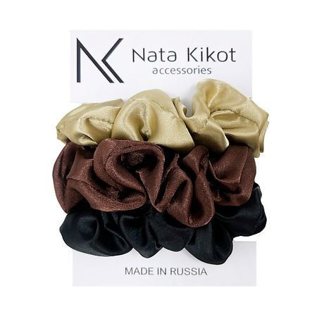 Резинка для волос NATA KIKOT Набор шелковых резинок
