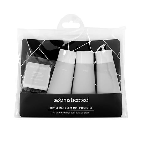 Набор средств для ванной и душа ЛЭТУАЛЬ Набор миниатюр Sophisticated MAN александр федорович гедике десять миниатюр в форме этюдов для фортепиано