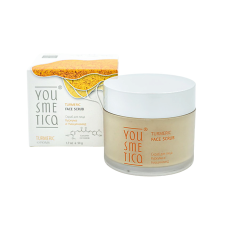 Скраб для лица YOUSMETICA Скраб для лица Куркума и Ниацинамид