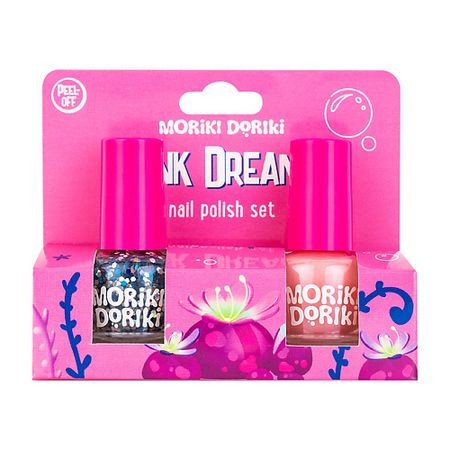 Набор средств для маникюра и педикюра MORIKI DORIKI Набор лаков Pink Dream