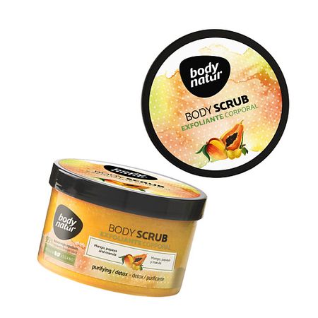 Скраб для тела BODY NATUR Скраб для тела манго, папайя и марула Body Scrab Exfoliante Corporal