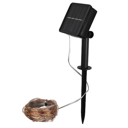 Светильник на солнечной батарее ФАZА Солнечный Светильник-гирлянда SLR-G03-100Y 100 LED