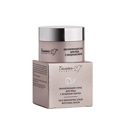 Скраб для лица БЕЛИТА-М Улитки Скраб для лица обновляющий Линия с муцином