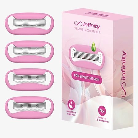 Кассета для станка INFINITY Кассеты для бритья женские