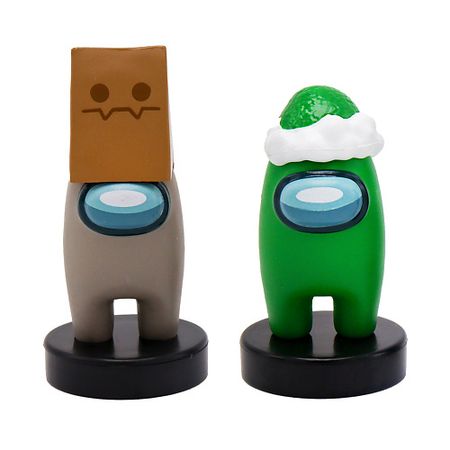 Набор детский AMONG US Набор фигурок-штампиков 3 серия (герой в зеленой шапке) хелен питерс утёнок счастливчик или настоящий герой 2