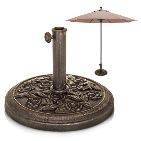 подставка для садового зонта 32,5см железо