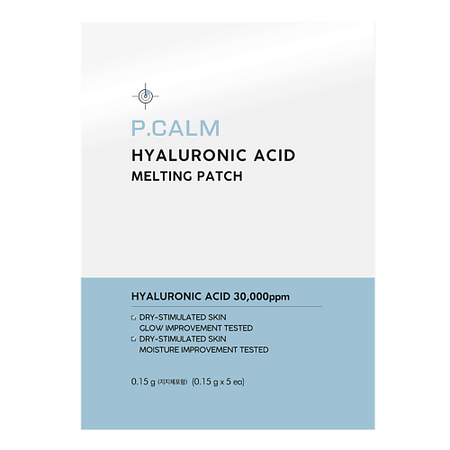 Салфетка для лица P.CALM Тающие патчи для лица Hyaluron Acid Melting Patch