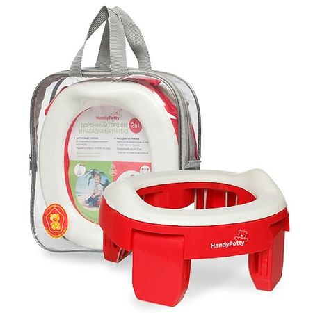 Горшок ROXY KIDS Дорожный горшок HandyPotty в фирменной сумке