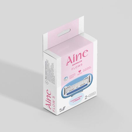 Кассета для станка DAMSLER AINE Кассеты для бритья женские, 5 лезвий