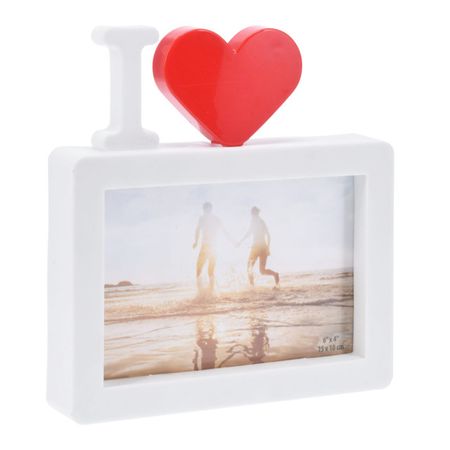 фоторамка I Love 100х150мм пластик в ассортименте