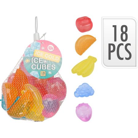 охлаждающие кубики для напитков KOOPMAN Фрукты 18шт полиэтилен демонстрационный плакат фрукты а2