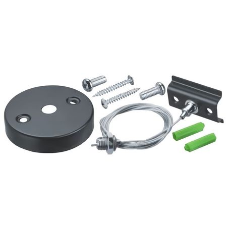 подвес тросовый для шинопровода NAVIGATOR 1,5м черный